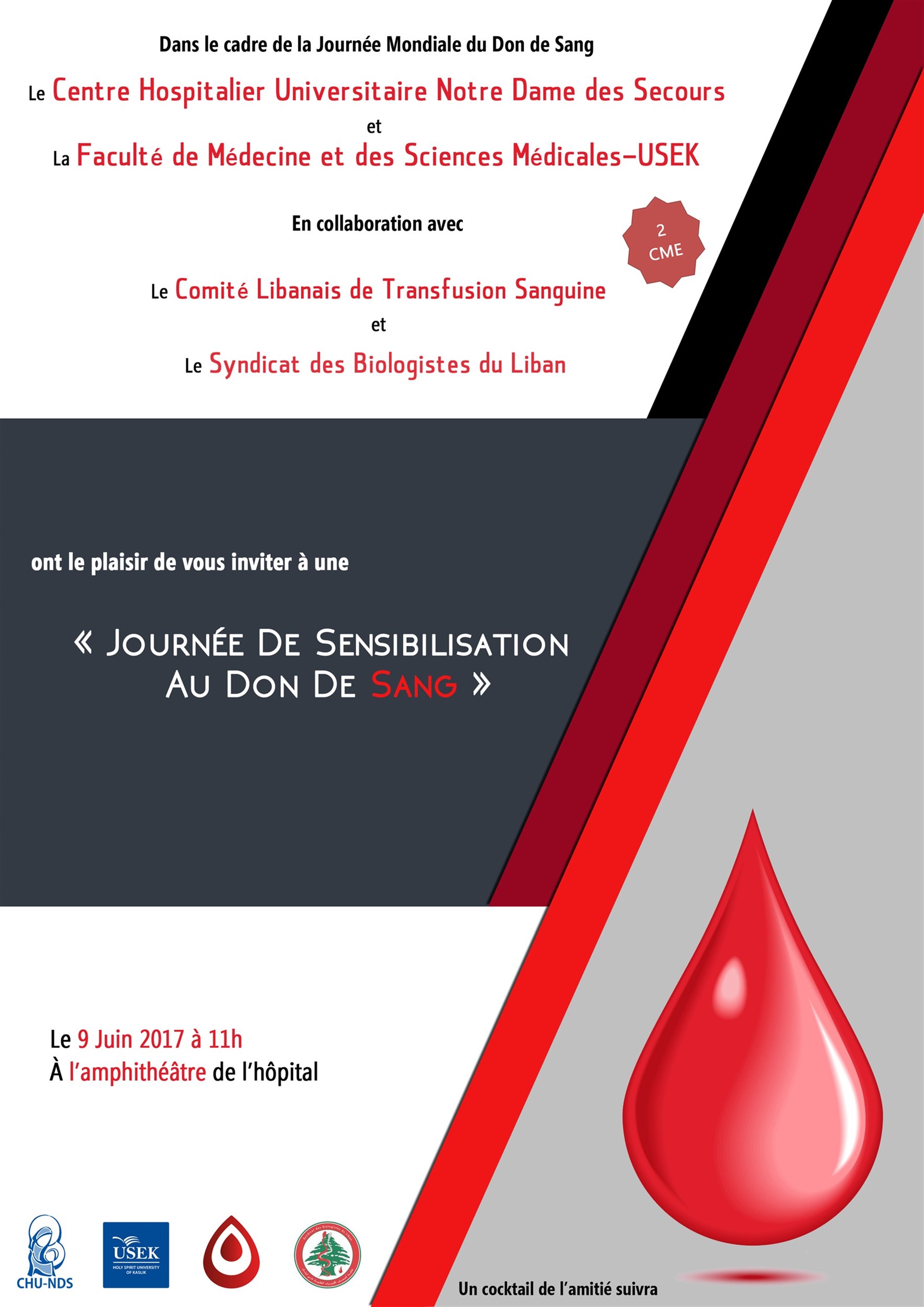 Journée de sensibilisation au don de sang